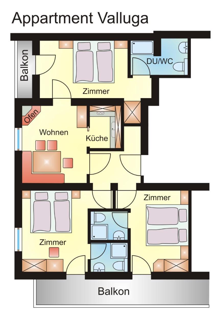 Haus Buchhammer St Anton am Arlberg Eksteriør billede